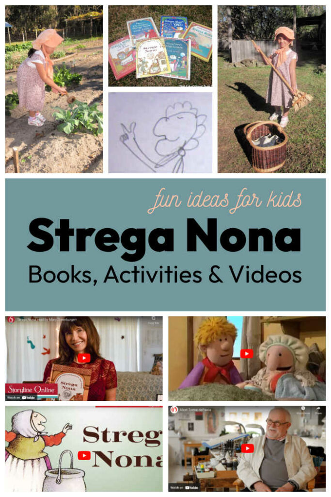 Strega Nona Activities and Books inspired by Tomie dePaula