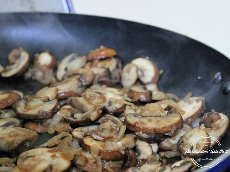 Herbed Rotisserie Rib Roast with Portobello Mushroom Gravy