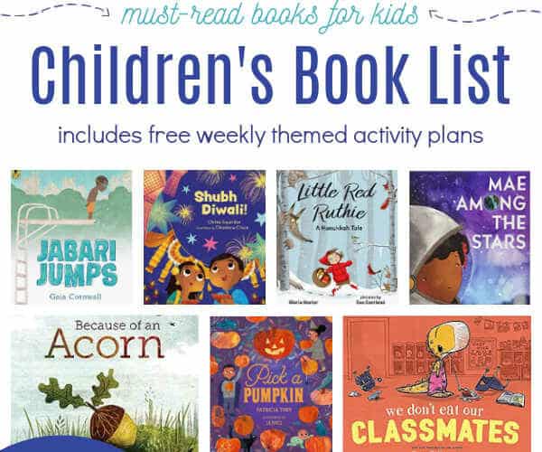 Virtual Book Club for Kids Book List and Themes.