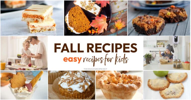 6 Easy Fall Recipes for Kids to Make - The Educators' Spin On It