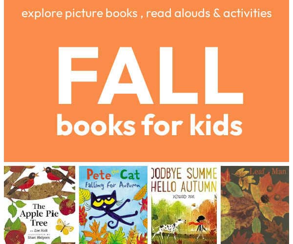 A collection of the best fall books for kids to explore the changes in season.