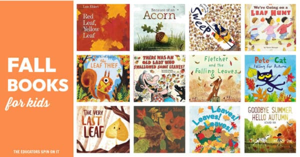 A collection of the best fall books for kids to explore the changes in season.