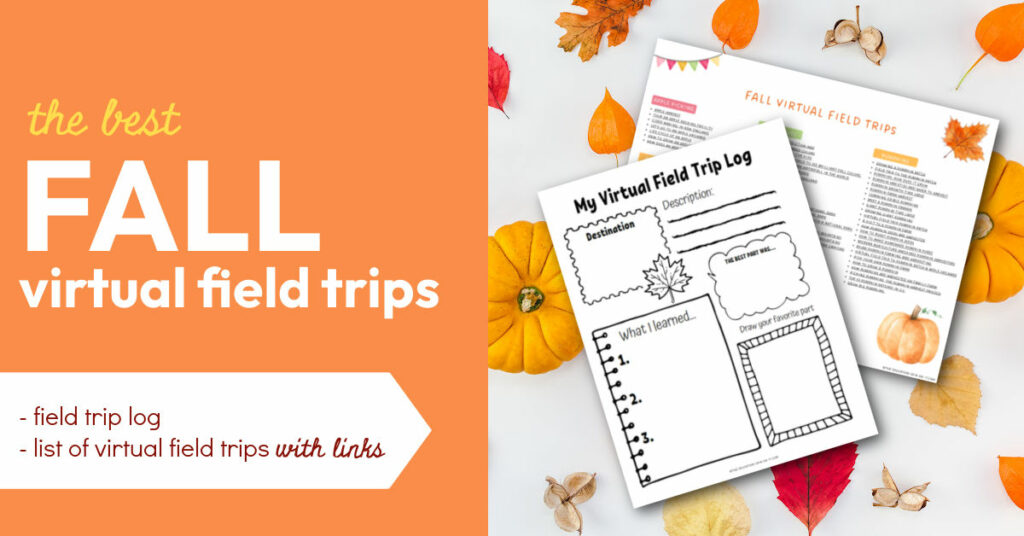 Fall Virtual Field Trip Log for Kids