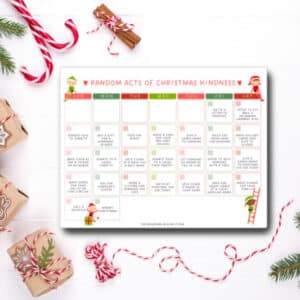 Random Acts of Christmas Kindness Calendar for Kids