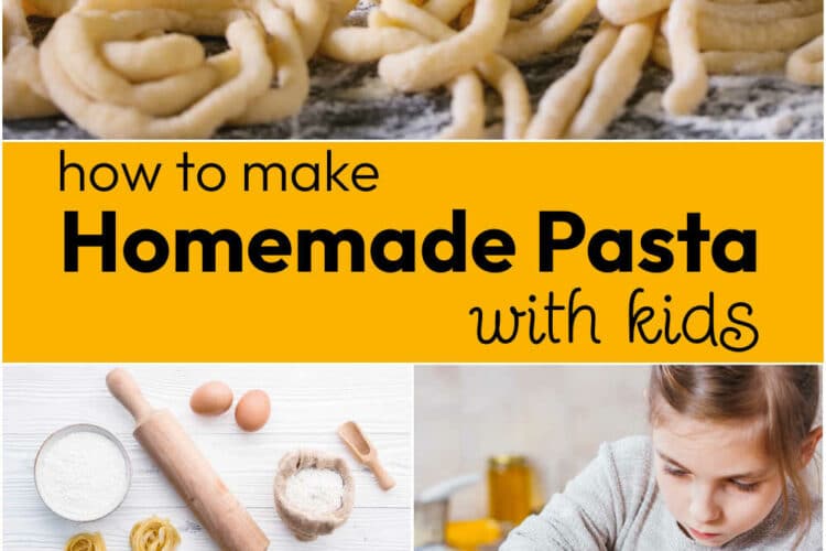 How to Make Homemade Noodles from Scratch with Kids