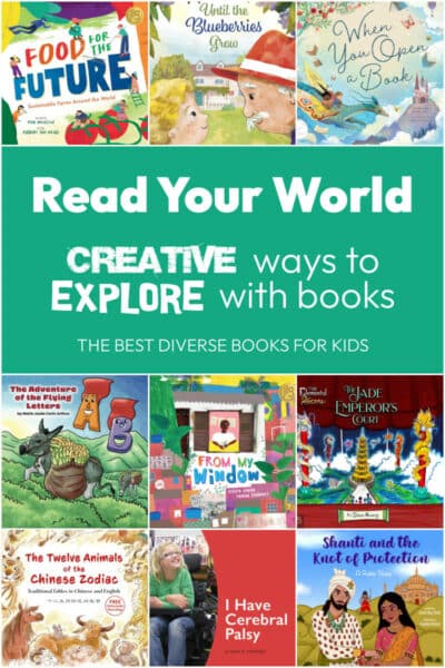 Read Your World! Creative ways to explore with books. Discover the best diverse books and activities for your child as you join the annual Multicultural Children's Book Day.