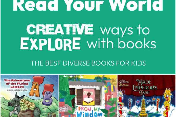 Read Your World! Creative ways to explore with books. Discover the best diverse books and activities for your child as you join the annual Multicultural Children's Book Day.