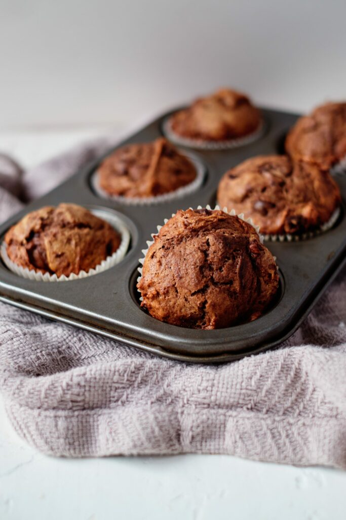 Double Chocolate Peanut Butter Muffins Recipe