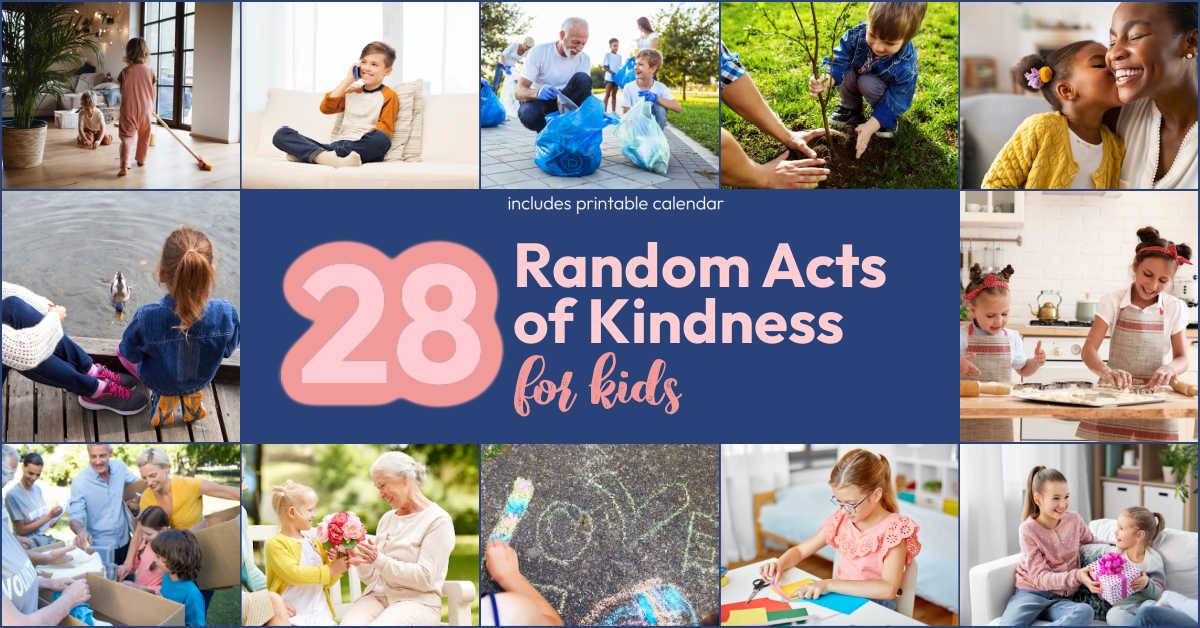 Random Acts of Kindness Calendar for Kids - The Educators' Spin On It