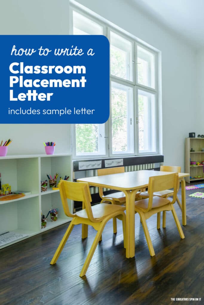 How to Write a Classroom Placement Letter for your Grade Schooler