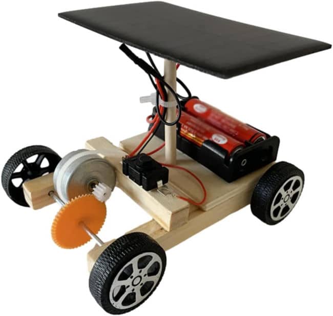 Solar-Powered Car V1 Wooden STEM Kit