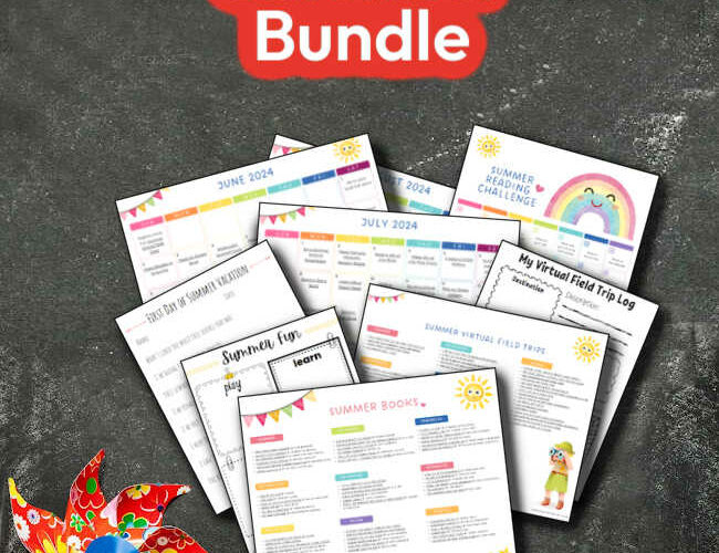 Summer Calendar Bundle for Kids 2024