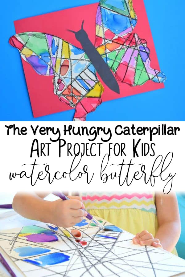 Watercolor Butterfly Art Project for Kids 