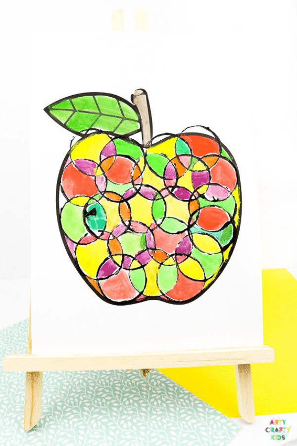 Apple Circle Craft by Arty Crafty Kids