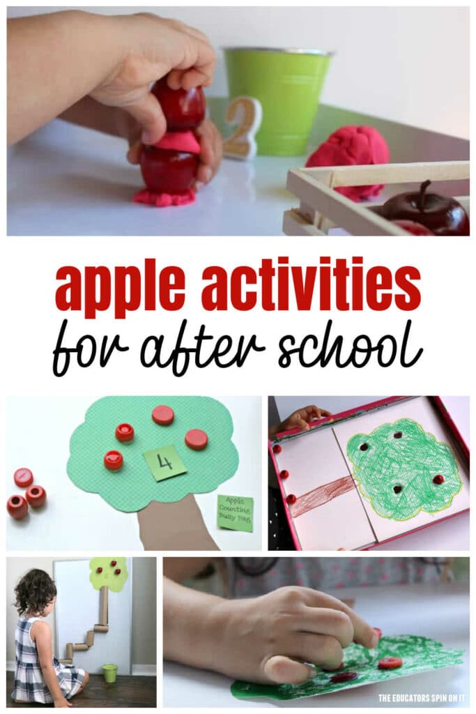 Apple Activities for school aged kids. A fun apple themed activity plan for after school activities for your child.