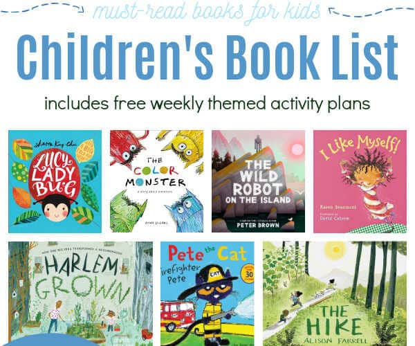 Children's Book List for Virtual Book Club for Kids 2025-2026