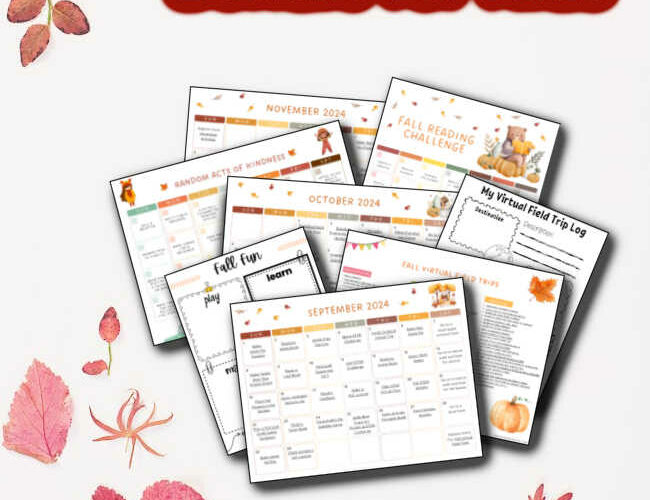 Fall Activity Bundle for Kids