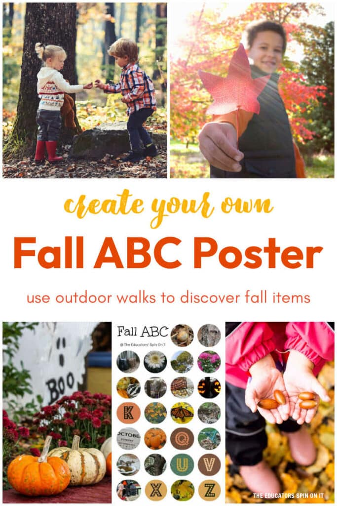 Fall Alphabet Poster Activity for Kids