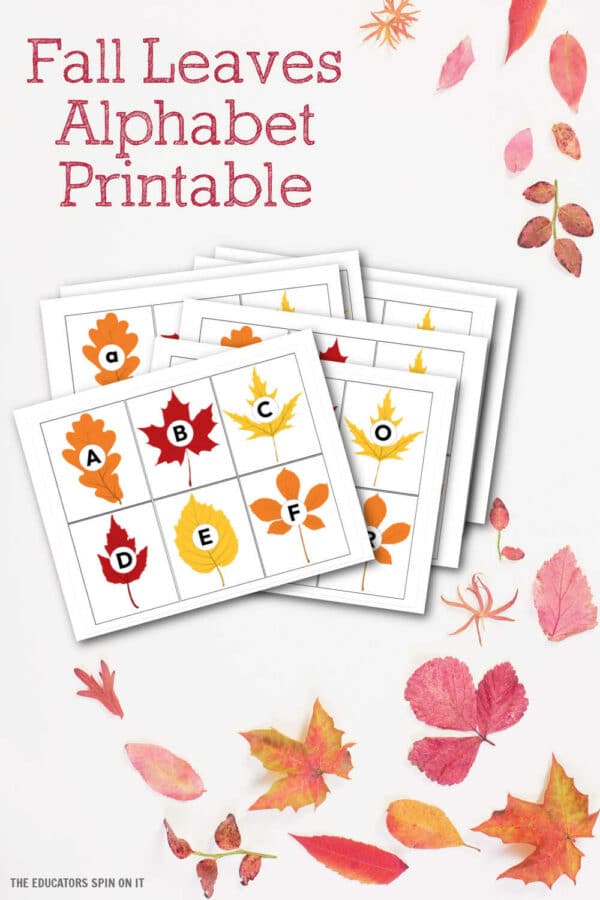 Fall Leaves Alphabet Printable