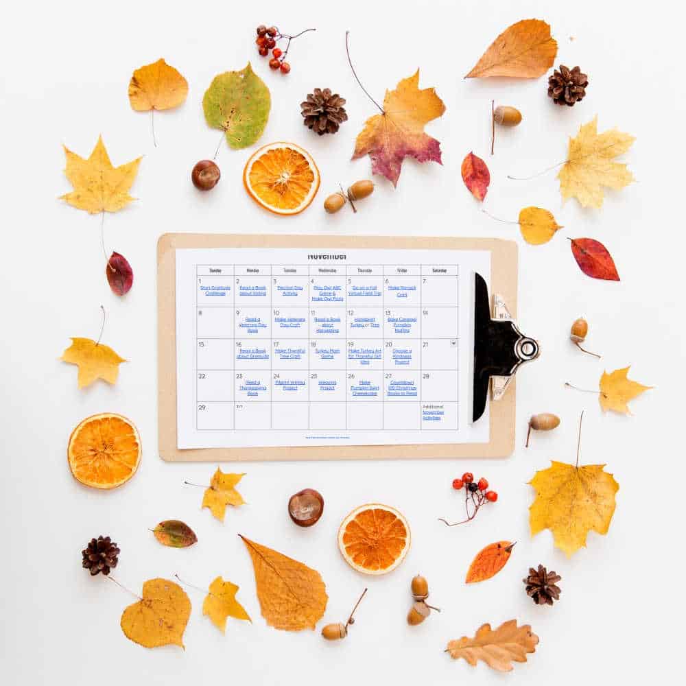 November activity calendar 2026 - The Educators' Spin On It November Activity Calendar 2026