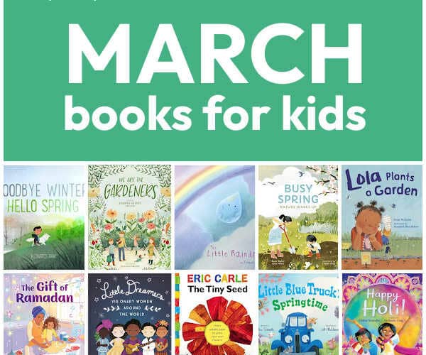 March Book List for Kids. Explore these adorable March Books for Kids with Theme Ideas all month long.