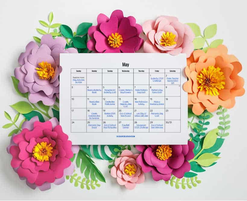 may-activity-calendar-2026 - The Educators' Spin On It May Activity Calendar for Kids