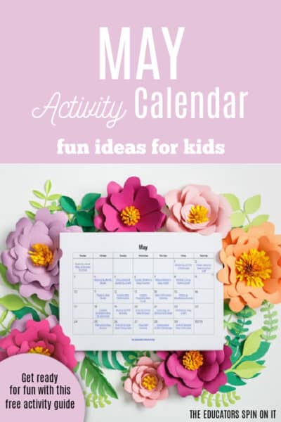May Activity Calendar for Kids 2026