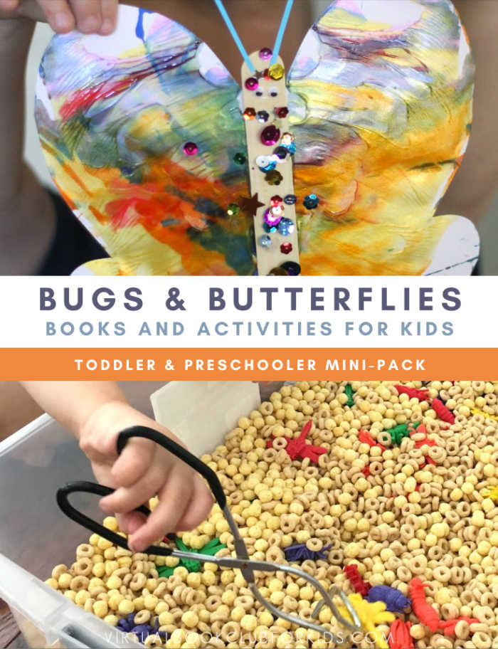 Bugs and Butterflies Mini Pack for Preschoolers and Toddlers 