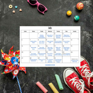 July Activity Calendar 2025
