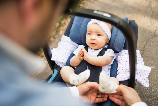 Baby in Car Seat