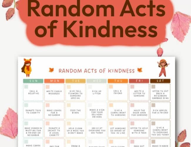fall-random-acts-of-kindness-2025 - The Educators' Spin On It Fall Random Acts of Kindness for Kids