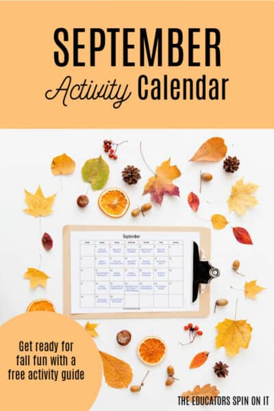 September activity calendar 2025