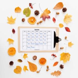 September activity calendar 2025