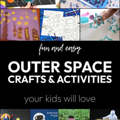 Outer Space Crafts and Activities for Kids