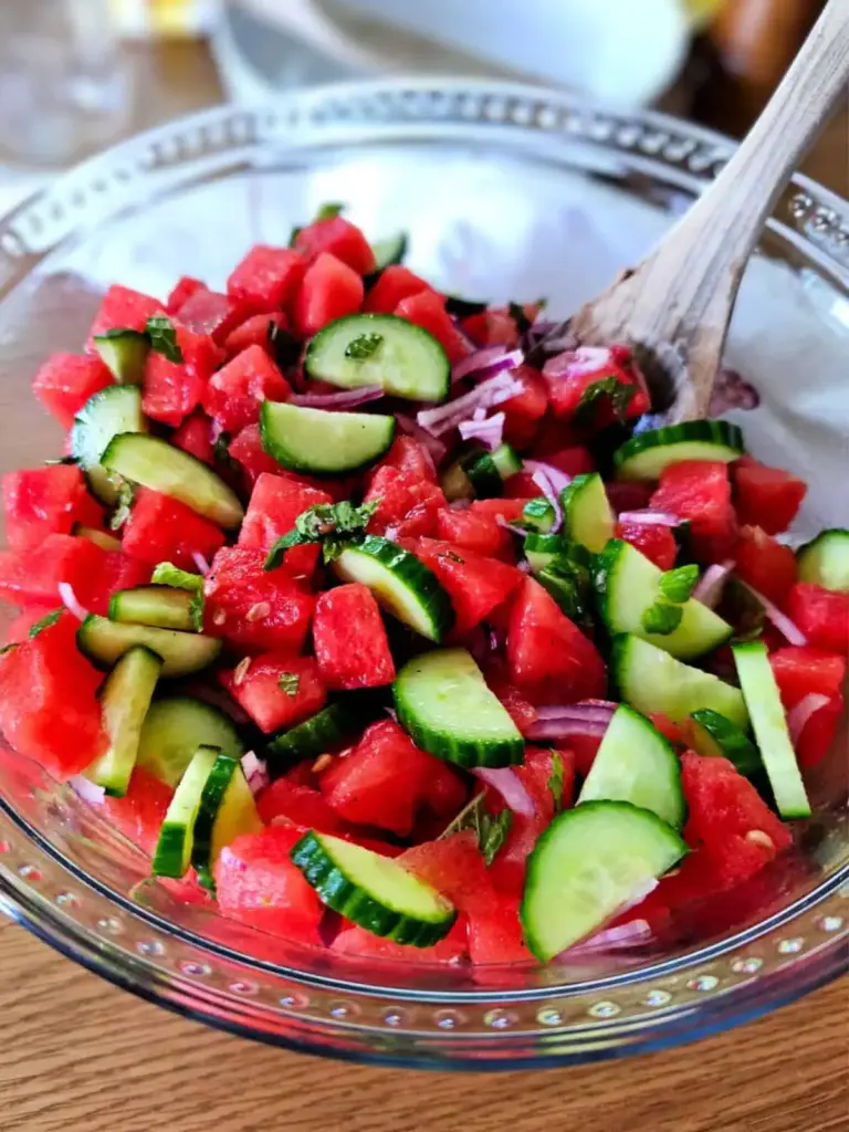 myhomemaderootscom_wp-content_uploads_2018_07_WatermelonCucumberSalad1 - The Educators' Spin On It Watermelon Cucumber Salad