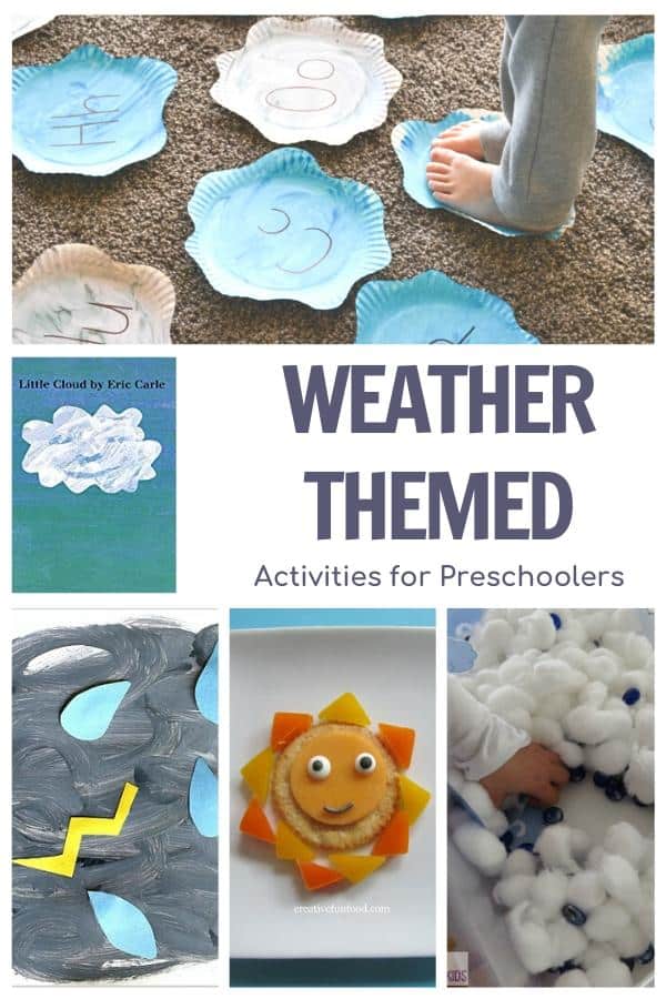 weather-themed-activities-for-preschool-featuring-little-cloud-by-eric-carle - The Educators' Spin On It